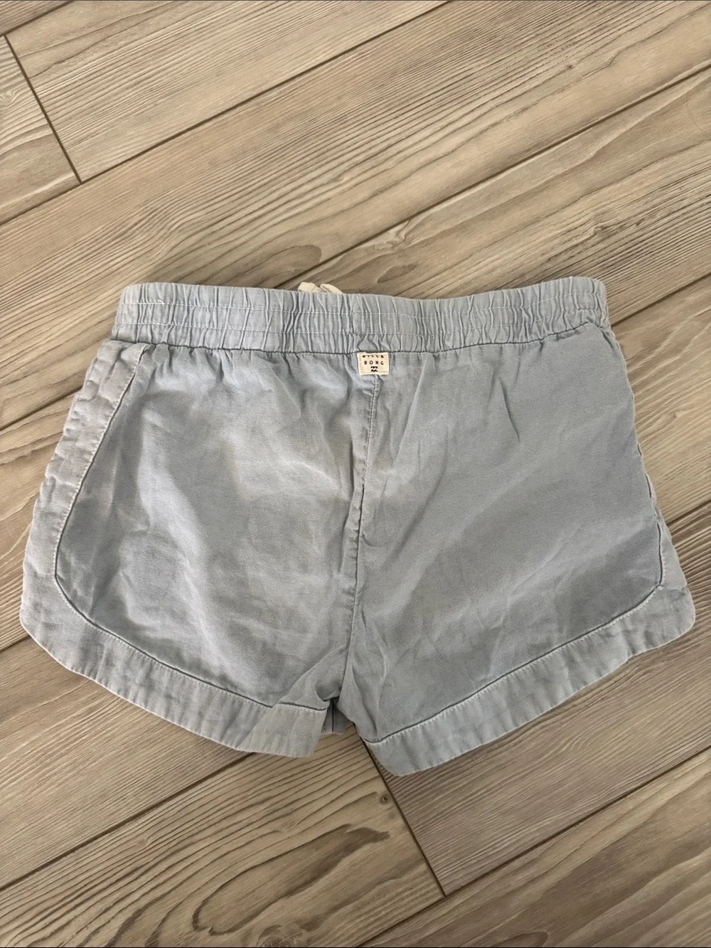Billabong Light Blue Girls' Drawstring Casual Shorts